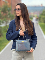 Сумка Hermes из кожи крокодила 25 см