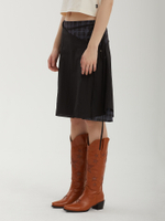Юбка Layered Strap Flare