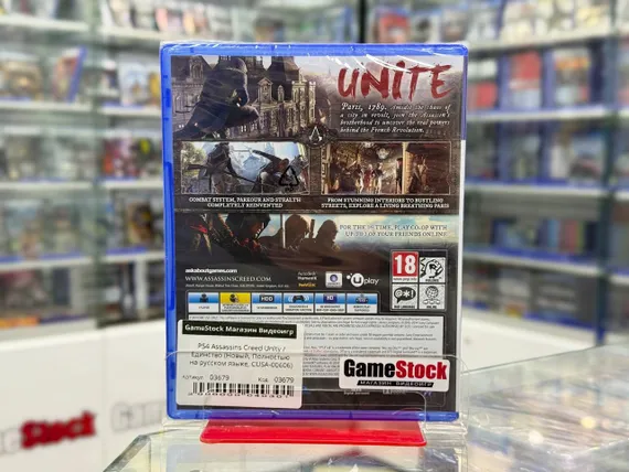 PS4 Assassins Creed Unity / Единство (Новый, Полностью на русском языке, CUSA-00606)