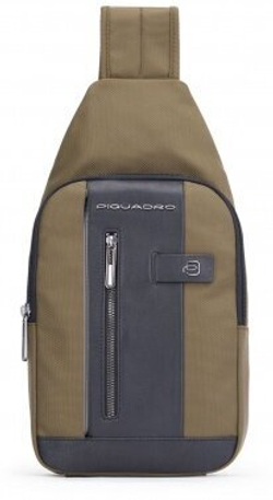 Рюкзак PIQUADRO Brief 2 Mono Sling Green CA4536BR2L/VMN