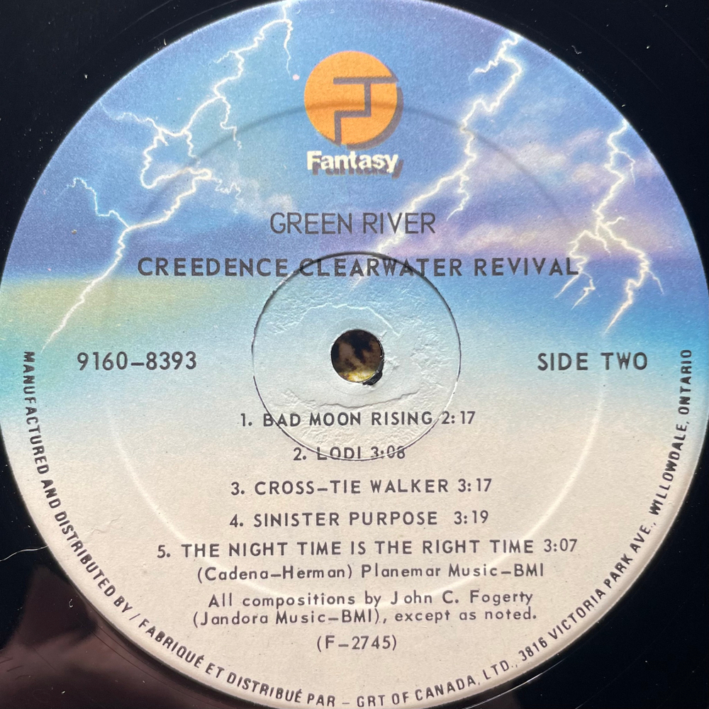 Creedence Clearwater Revival ‎– Green River (Канада 1978г.)