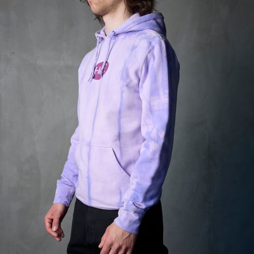 Толстовка мужская HUF Relax Tiedye артикул:PF00345-VIOLT - купить в магазине Дайс