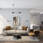 Настенный светодиодный светильник Denkirs Orbit DK5060-BK