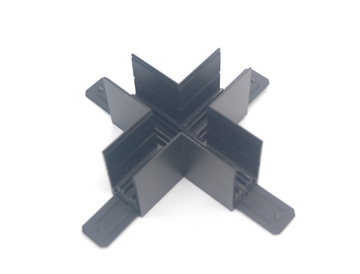 Соединитель Х-образный 505287-ALU черный Teta PRO Lightstar