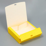 Складная коробка подарочная «С днём рождения», 20 х 18 х 5 см, БЕЗ ЛЕНТЫ