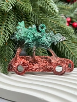 Новогодняя игрушка Машинка с Елкой