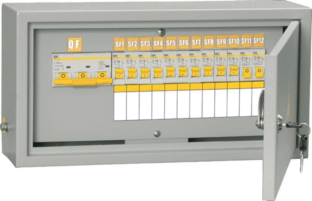 Щит ОЩВ-3-63-12-0 (ВВ63А 12х16А) IP31 IEK MSM10-3N-12-31