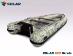 Лодка надувная моторная solar-520 strela jet tunnel