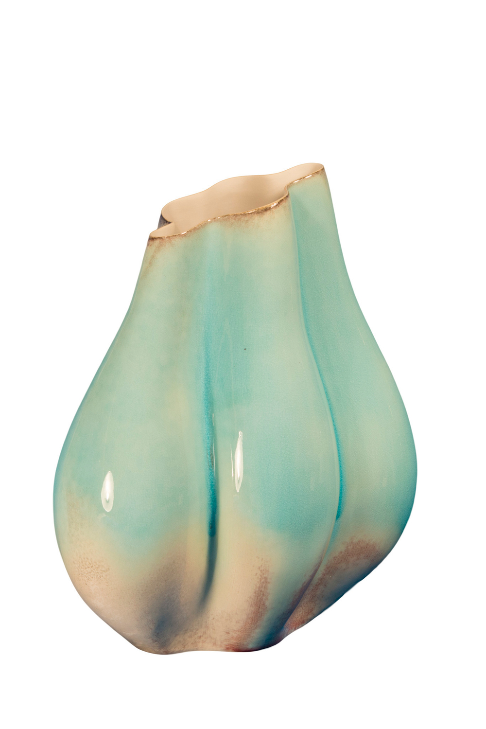 Элитная ваза декоративная керамическая высокая Paradise от S. Bernardo из Португалии