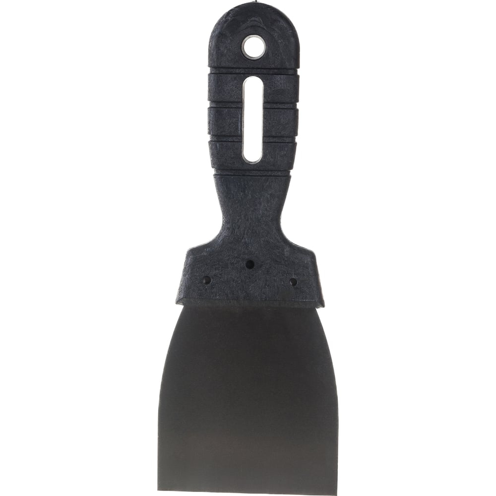 Шпательная лопатка Gigant 80 мм из нержавеющей стали с пластиковой ручкой SPT 006 (Россия)