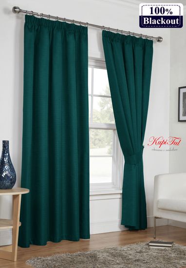 XL-Nemon Blackout 100% (индиго) Шторы полный блэкаут под лён