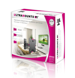 Кронштейн для телевизора наклонно-поворотный Ultramounts СПРУТОС 860
