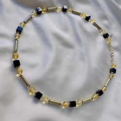 Чокер с цитрином и агатом Викторинэль