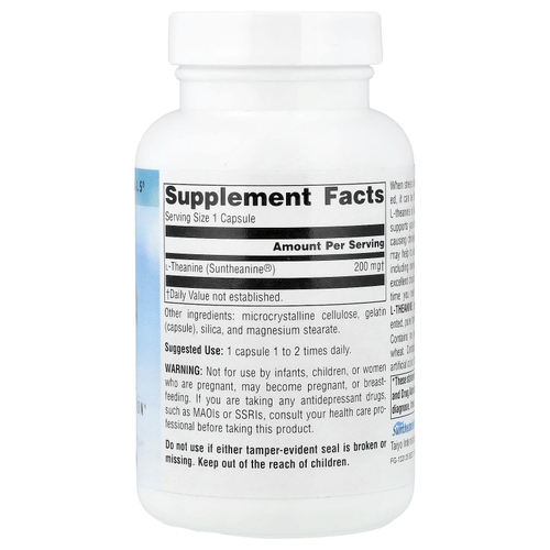 Source Naturals, L-теанин, 200 мг, 120 капсул