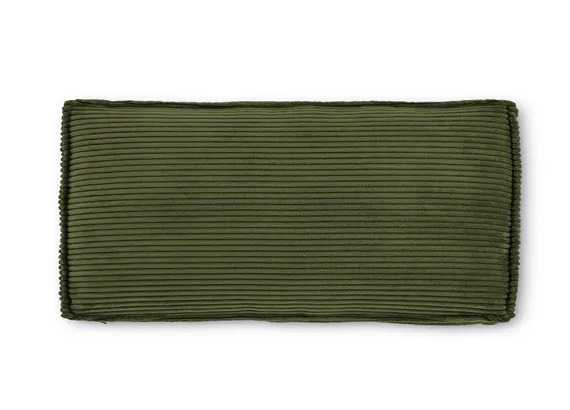 Подушка Blok из вельвета зеленого цвета 40 x 60 см