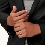 Кольцо из платины и жёлтого золота 18k,Tiffany 💠Together milgrain. В наличии