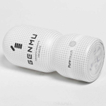 Мастурбатор из силиконового геля Genmu Pure Touch, серый (Цвет: Серый, Вкладка белая)