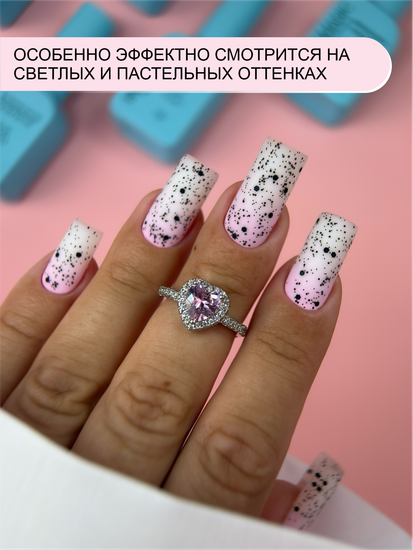 Топ без липкого слоя ENIGMANIC Black Drop Top Matte 15 мл.
