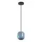5053/1B PENDANT ODL24 447 черный/голубой/металл Подвес GU10 LED 4W OVALI