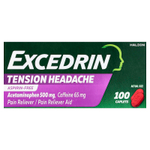 Excedrin, Головная боль от напряжения`` 100 капсул