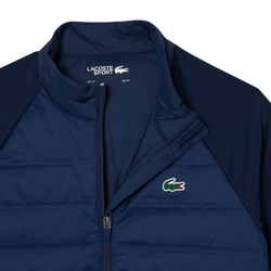 Куртка теннисная Lacoste High-Neck Quilted Sport - navy blue