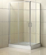 Душевой уголок BelBagno UNO 195-AH-2 100x90 прозрачный/хром