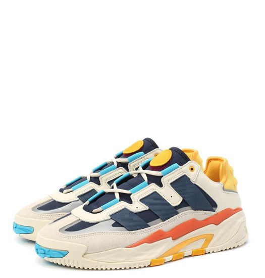 Кроссовки Adidas Niteball  Cream White Collegiate Navy