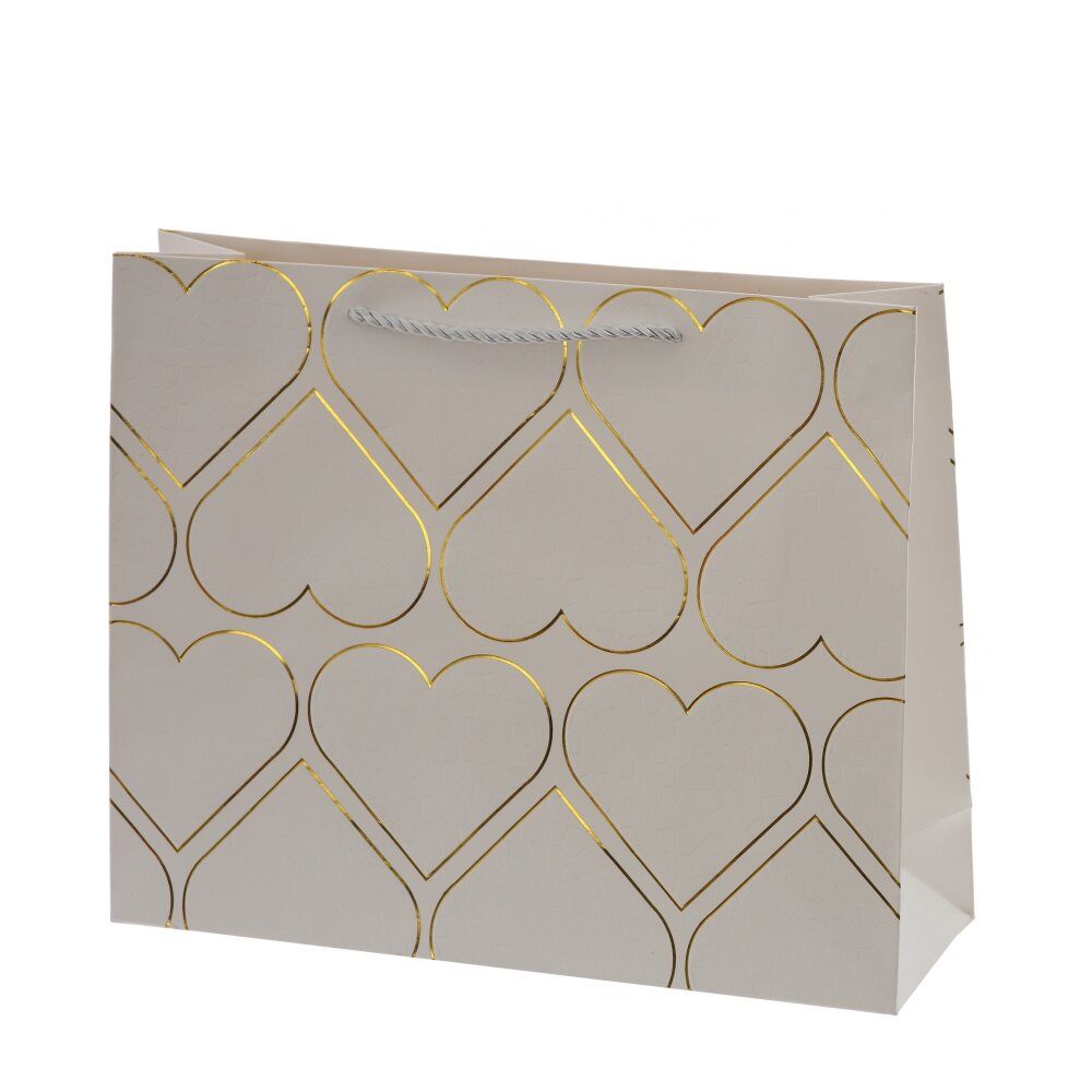 GAEM Пакет подарочный M (бумага 210г/м2, блок 12шт), L32 W10 H26 см, 4в.