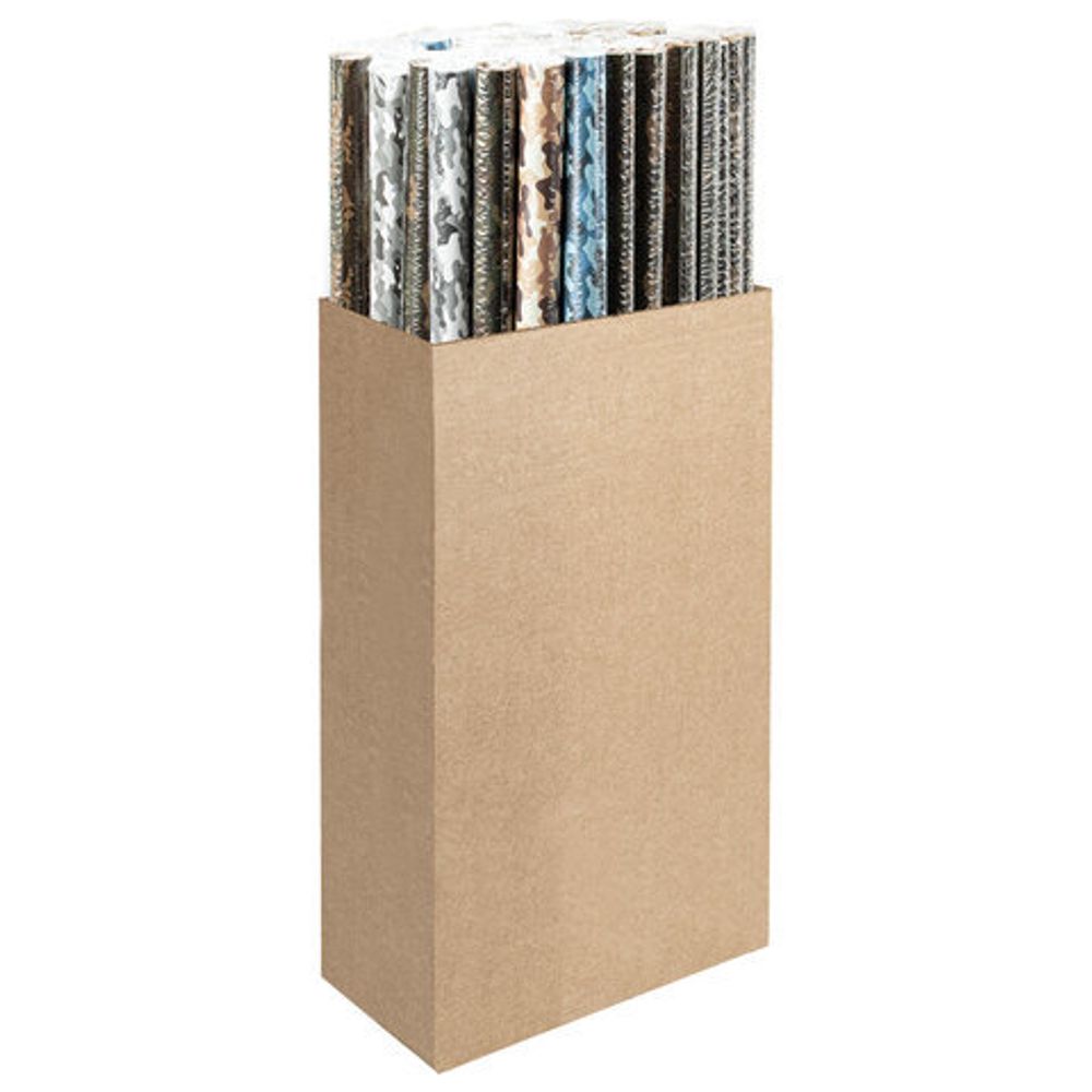 Бумага упаковочная подарочная мелованная "Military", 70х100 см, 5 дизайнов ассорти, ЗОЛОТАЯ СКАЗКА, 592055, 1шт