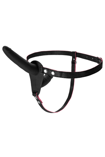 Страпон на креплении Black&Red черный 24 см