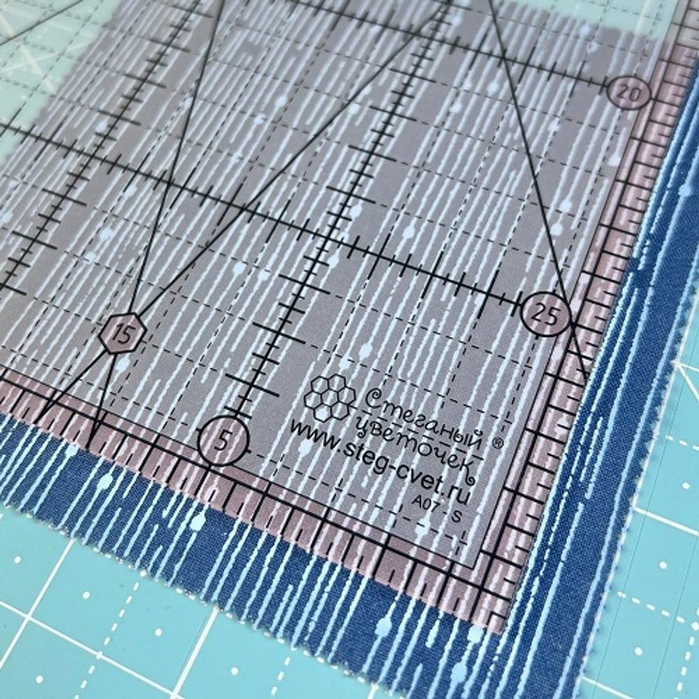 Линейка для пэчворка в см, 15х30см (арт. A07)