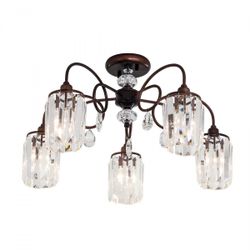 Citilux Синди CL330153 Люстра хрустальная Коричневая