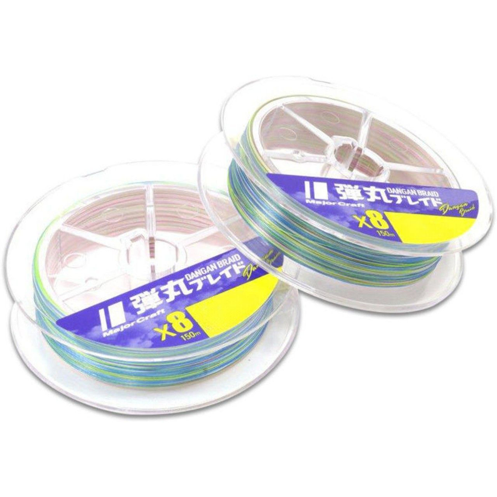 Шнур плетеный Major Craft Dangan Braid 150m X4 (розовый) DBE4-150/0.5PK