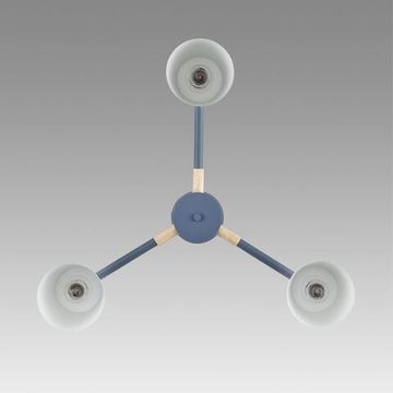 8098/3C MODERNI LN26 344 синий/синий металл, дерево/металл Люстра потолочная Е27 3*60W 220V ROSALINA