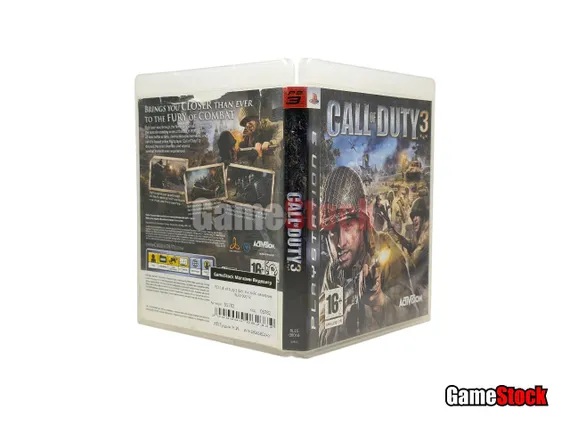 PS3 Call of Duty 3 (Б/У, Английская версия, BLES-00016)