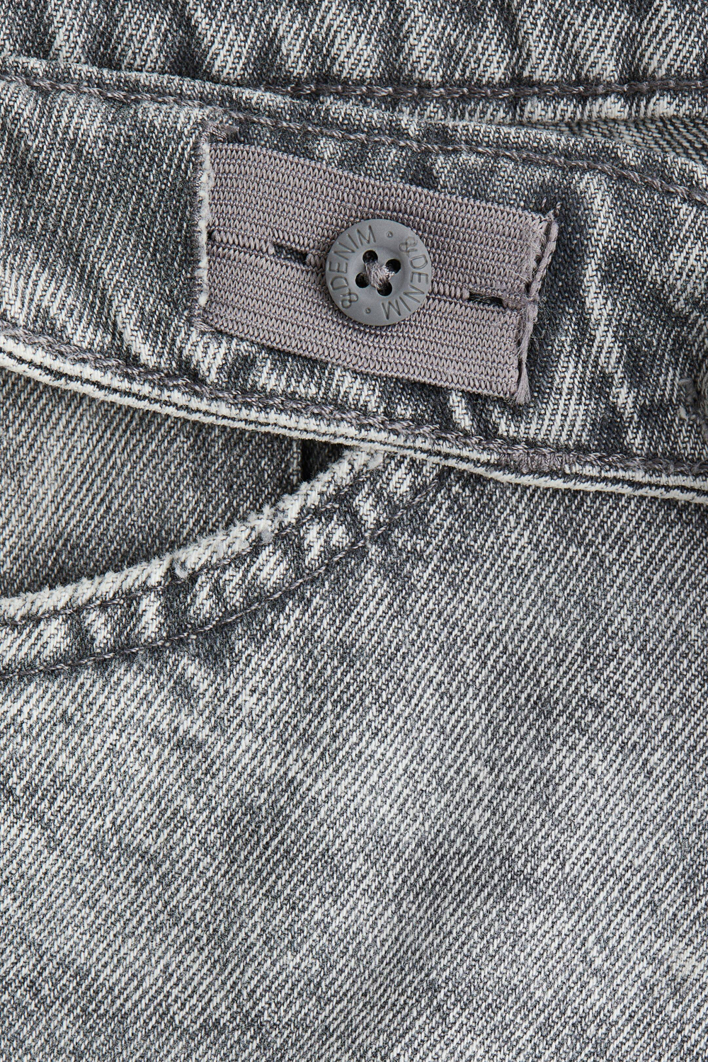 H&M Джинсы свободного кроя, светло-серый