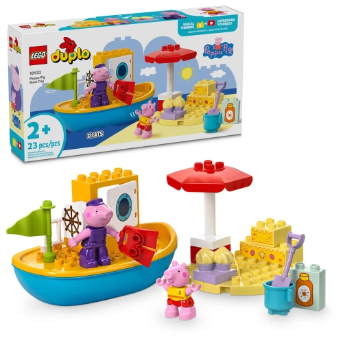 Конструктор LEGO Duplo 10432 Peppa Pig: прогулка на лодке