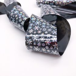 Zoo Фольга для литья переводная Серебро Микс 1454, 4х50см, черная