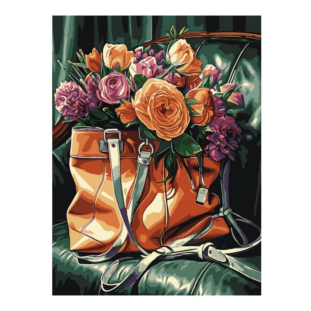 Картина по номерам 30*40см "Сумка счастья" (на подрам.) (Lori) Картина по номерам 30*40см "Сумка счастья" (на подрам.) (Lori)