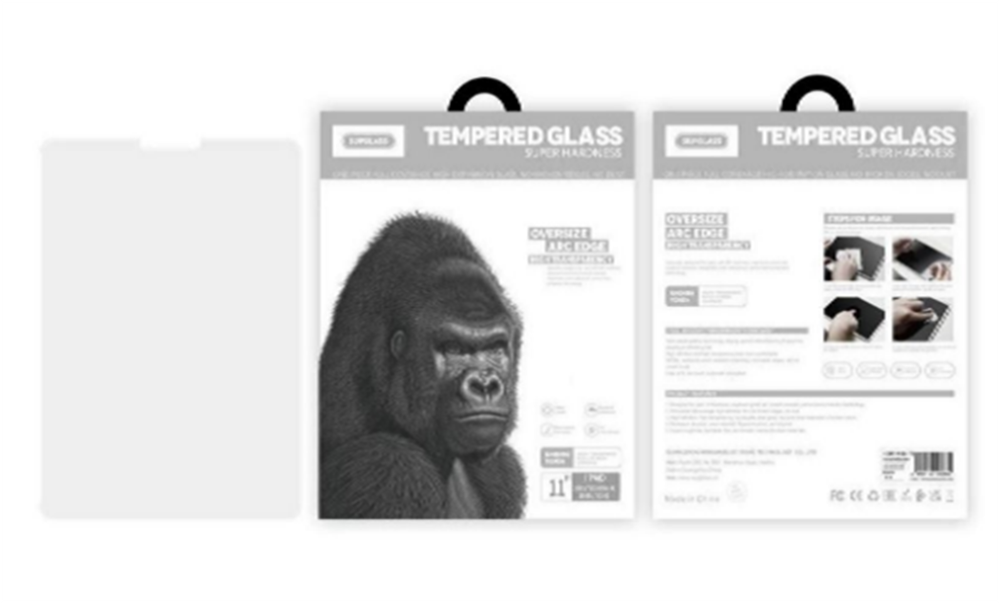 SupGlass XC-20 Ipad Glass Oversize ARC Edge Transparnt Ipad 5/6/air1/air2/pro
