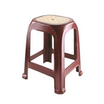 Табурет "Симпатия" большой, темно-коричневый/бежевый РП-311