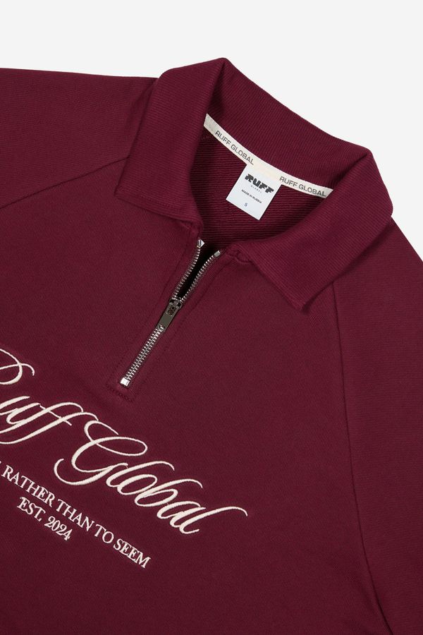 Толстовка Halfzip Sport Jacket Burgundy - фото 6