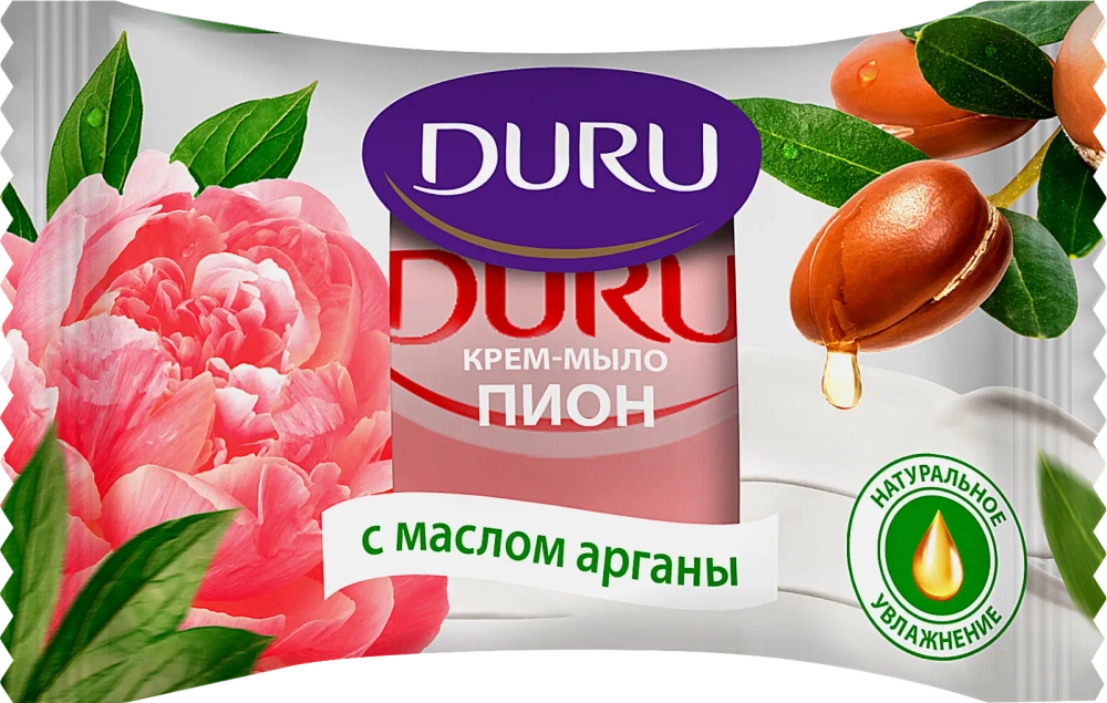 Крем-мыло Duru пион с маслом арганы 80г
