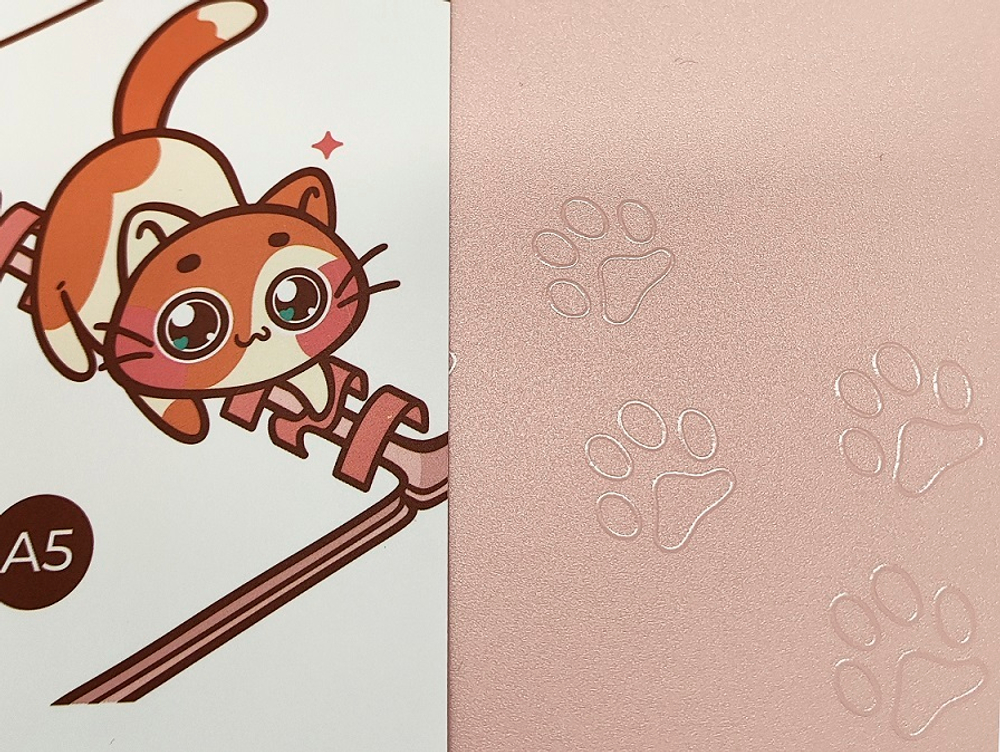 Тетрадь "Kawaii notebook" на эластичном гребне, A5, 60 л, розовый