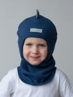 Шлем зимний вязаный (Индиго) ОРЕО
