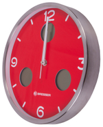 Часы настенные Bresser MyTime io NX Thermo/Hygro, 30 см, красные