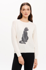 23397 Джемпер женский (молочный)