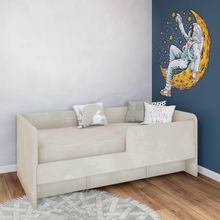Кровать диван детская 160х80 без ящиков (милк)