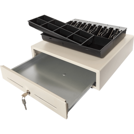 Денежный ящик PayTor MK-410S (Белый, Штрих, арт. MK-410-5111-13W2-1)