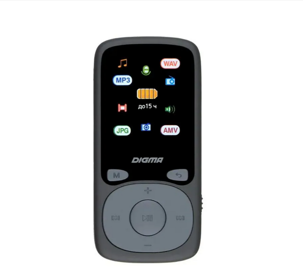 Плеер MP3 Digma Hi-Fi Flash B4 8Gb/1.8 /FM/microSDHC